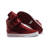 Supra TK Society Gym Red Suede/Leather High Tops Men 81297