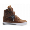 Supra TK Society High Tops Brown/White Women's 75993