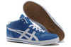 Men's Asics High Top Sneakers Blue Running Shoes 55081