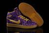 Big Kids Jordan 1 Retro-Phat Leopard Purple/Gold Sport Shoes 46651