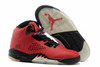 Nike Air Jordan 5(V) Retro Fire Red-Black Women Sneakers 98843