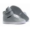 Men's Supra TK Society High Tops Grey White skate shoes 26257