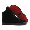 supra tk society womens skate shoes high tops all black suede 27023