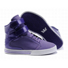 high tops purple white women supras society leather suede shoes 26070