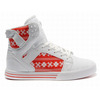 New Supra Skytop High Tops White Red Men Shoes 26466