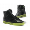 New Supra Skytop High Tops Black Green Men Shoes 26812