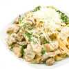 Fettuccine aux champignons en sauce cream