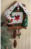 Christmas Time Clock Wall Hanging Felt Applique Kit by Bucilla