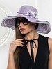 летняя пляжная широкополая шляпа