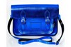 Metallic Cobalt Leather Satchel