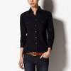 STRETCH COTTON SHIRT WITH POCKETS