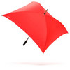 Квадратный красный зонт