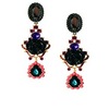 ASOS rose triple drop earring