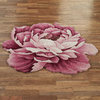 Flower shaped rug