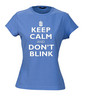 Doctor Who Keep Calm and Don't Blink Women's T-Shirt