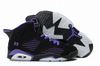 ladies retro nike jordan 6 black purple sneakers