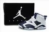 Nike Air Jordan 6 Retro White/Dark Blue Men's