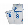 Adidas Los Angeles Kobe Bryant #8 White Swingman Jersey Blue