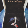Pandora Charm Red Enamel Vespa