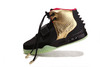 Glow Nike Air Yeezy II Shoes - Black Gold and Red Mens