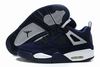 Nike Air Jordan 4 Retro Dark Blue Black Men's