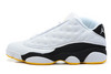 Retro air jordan 13 "low" white/metallic-silver/black-v-maize mens