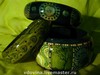 Браслеты "Зелёная история" - браслеты,ручная роспись,зеленый браслет,комплект браслетов