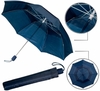 Темно-синий складной зонт