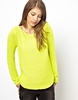Лаймовый свитер Vila Neon Jumper
