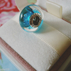 Pandora Blue Fizzle Murano Charm