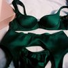 dark green lingerie