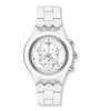 часы Swatch Full Blooded White Skull