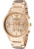 Emporio Armani Chronograph Rose Gold Tone Ladies Watch AR2452