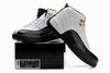 air jordan 12 size 14 and 15 white and black