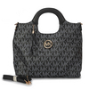 Michael Kors Logo-Print Large Black Clutch Bags