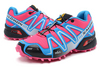 Salomon Speedcross CS 3 Womens Hot Pink Black Chlorine Blue Trail Running Shoe