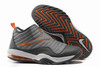 Men Dark Grey and White Orange Nike Air Max Shake Evolve Rodman NBA Basketball Shoes