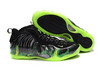 Big Size Air Foamposite One Men's "ParaNorman" Black/Black/Electric Green Glow in The Dark