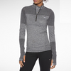 Running knitted top: Nike Dri-FIT Knit Long-Sleeve Half-Zip