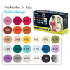 Tria Marker 24 Pen Set - Fashion Design
