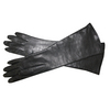 Кожаные перчатки черные (длинные и короткие) размер 6,5