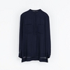 &#9679; Zara Navy Long Sleeve Blouse