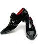 Handsome Patent Cow Leather Lace Up Men's Dress Shoes - Milanoo.com