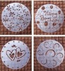 4pcs Flower Heart Balloon Cake Sugar Fondant Cutter Round Decorating Mold Mould | eBay