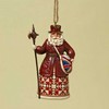 Bristish Santa Hanging Ornament