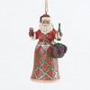 Vinyard Santa Hanging Ornament