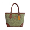 Michael Kors Logo-Print Large Green Tote Bags