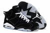 Air Jordan VI 6 Retro Sport Trainers in Color Black and White