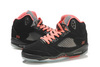 Nike Air Jordan Retro 5 GS Black Alarming Red Womens Shoes