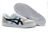 Mens Asics Aaron Canvas Grey White Black Shoes